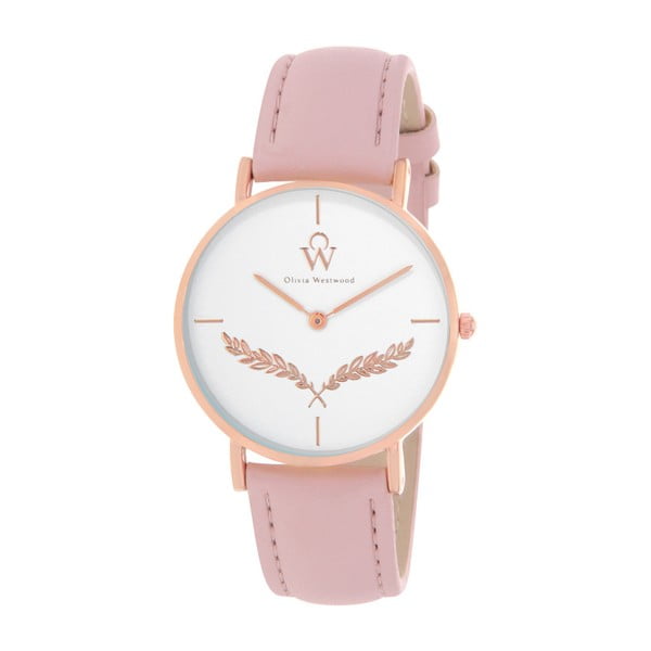 Dámské hodinky s řemínkem ve světle růžové barvě Olivia Westwood Teressa