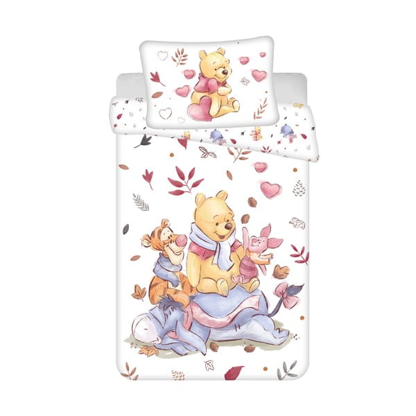 Puuvillane voodipesu 100x135 cm Winnie the Pooh - Jerry Fabrics
