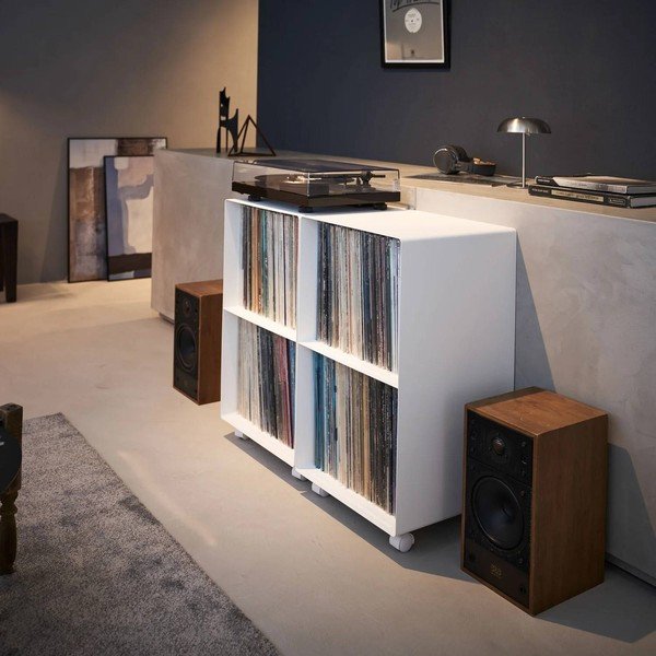 Valge metallist ratastega riiul 40x73x38 cm Tower - YAMAZAKI-image-2