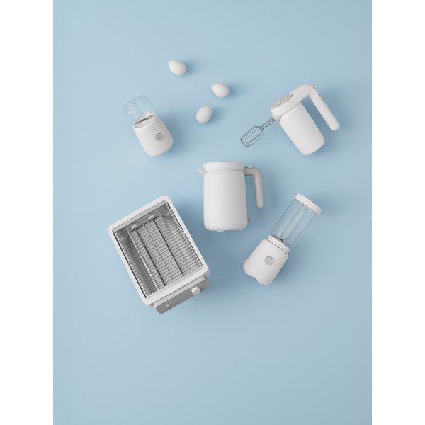 Valgest plastist elektriline piimavahustaja Foodie - RIG-TIG-image-2