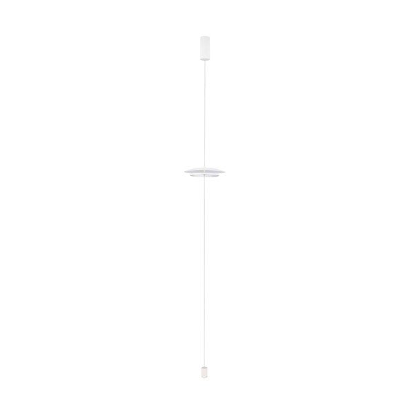 Mattvalge alumiiniumist LED-põrandalamp hämardatava valgusega (kõrgus 330 cm) Olos - Nova Luce