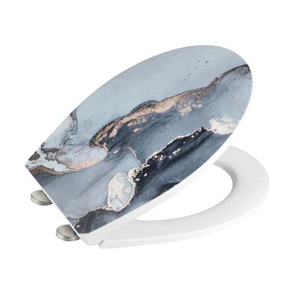 Automaatse sulgemisega tualettruumi iste 37,5 x 44,5 cm Licata - Wenko-image-4