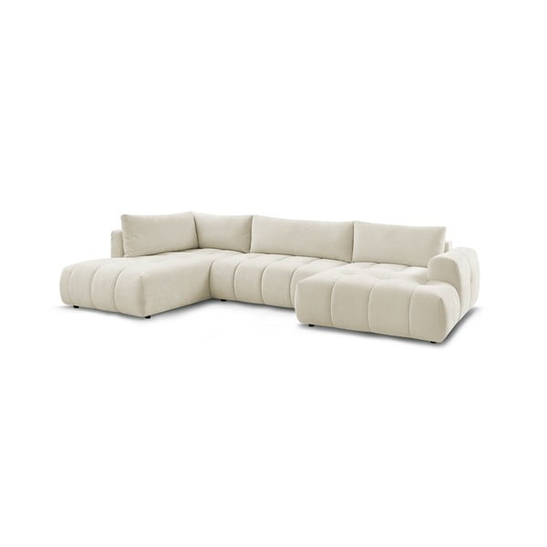 Beež nurgadiivanvoodi panipaigaga (parempoolne/"U-kujuline) Fuji - Bobochic Paris-image-3