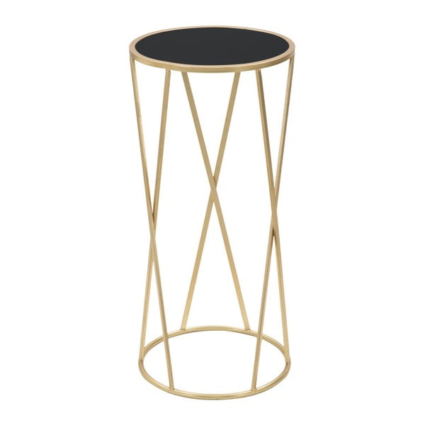 Kokkupandav laud must ja kuldne , kõrgus 75 cm Glam Simple - Mauro Ferretti