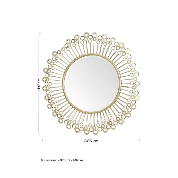 Seinapeegel ø 97 cm - Premier Housewares-image-2