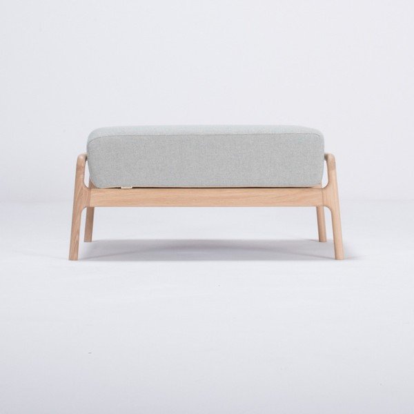 Tammepuust konstruktsiooniga sinihall jalatsihoidja Fawn - Gazzda-image-1