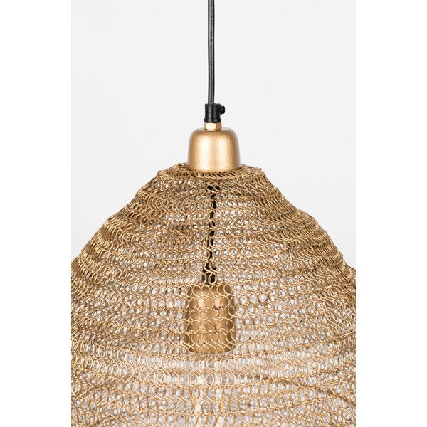 Rippvalgusti kuldset värvi , ø 48 cm Lena - White Label-image-3