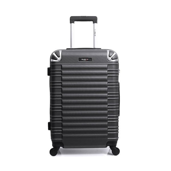 Černý cestovní kufr na kolečkách Bluestar Lima, 60 l