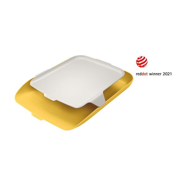 Kollane dokumendihoidja koos korraldajaga Cosy - Leitz-image-3