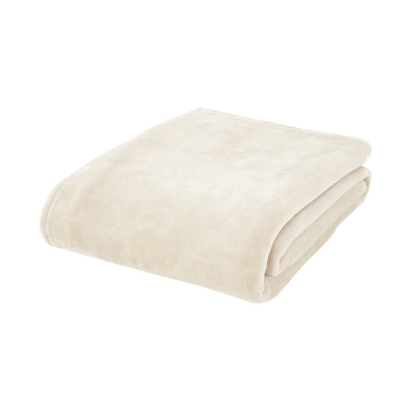 Kreem mikroplüüsist tekk 130x170 cm Raschel Velvet - Catherine Lansfield