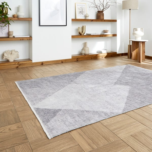 Helehall puuvillaseguga pestav vaip 122x170 cm Whisper - Think Rugs-image-2