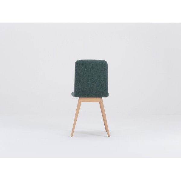 Tammepuust alusega roheline söögitool Ena - Gazzda-image-4