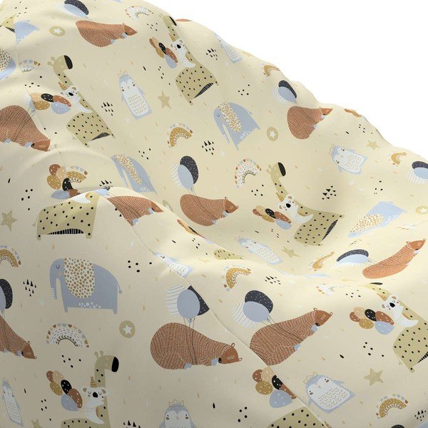 Beež laste diivanikott Magic - Yellow Tipi-image-1