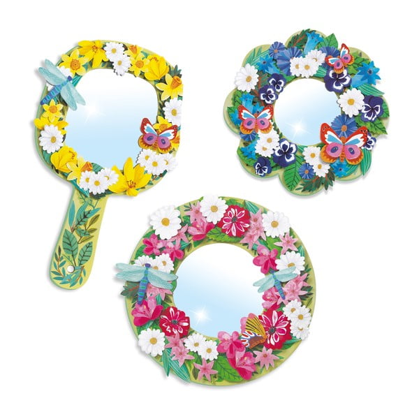 Komplekt 3 dekoratiivse peegli valmistamiseks Fairy - Djeco