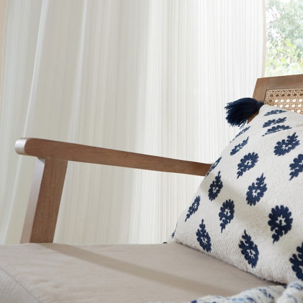 Valge puuvillane kardin 140x137 cm Zofia Broderie Anglaise - Pineapple Elephant-image-3