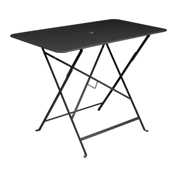 Černý zahradní stolek Fermob Bistro, 97 x 57 cm