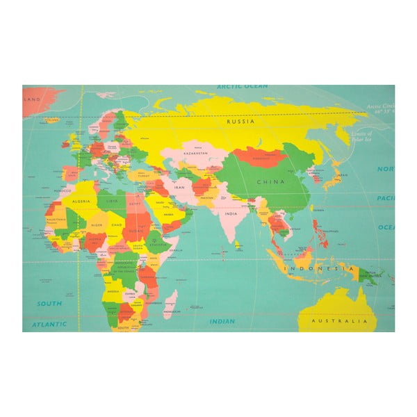 Závěsná mapa na zeď Rex London World Map