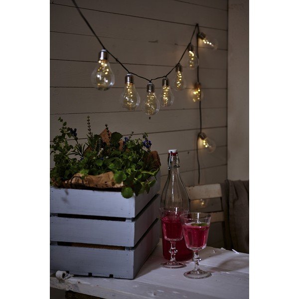 Valge päikesepaneeliga LED valguskett, mis sobib välitingimustesse, pikkus 1,9 m. Glow - Star Trading-image-4