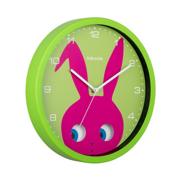 Laste seinakell ø 31 cm Peekaboo Bunny - Karlsson-image-3