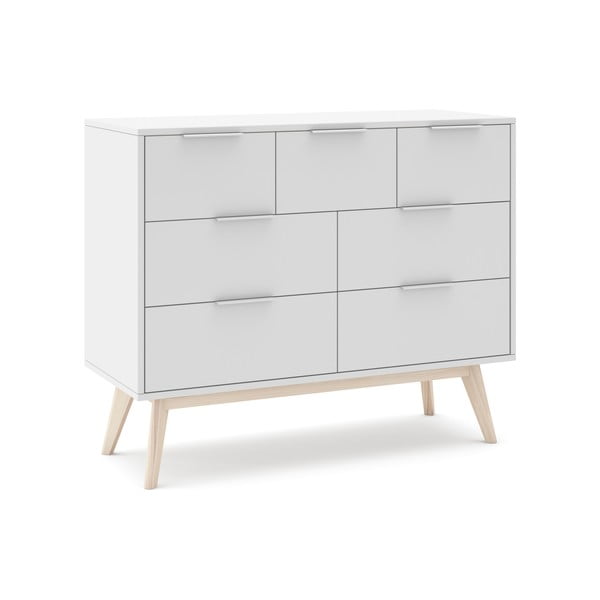 Valge madal kapp 120x83 cm Campus - Marckeric-image-3