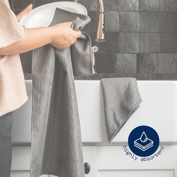 2 rätikut komplektis 40x60 cm Rice - Tiseco Home Studio-image-4