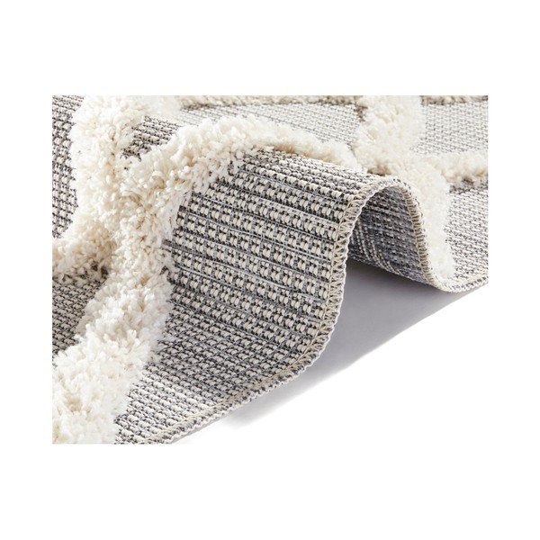 Šedý koberec Mint Rugs Handira Grid, 230 x 155 cm-image-3
