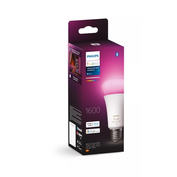 LED nutipirn E27, 15W White and color ambiance - Philips Hue-image-1