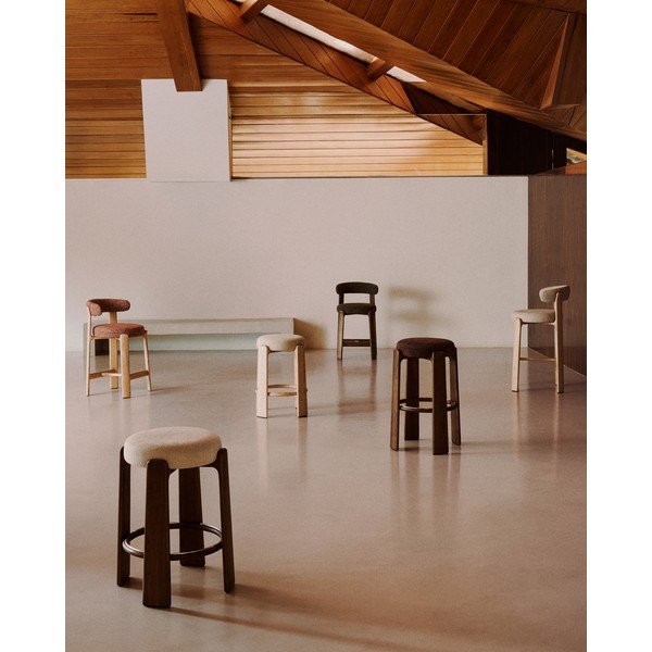 Pruun saarepuidust baaritool (istme kõrgus 75 cm) Granite - Kave Home-image-4