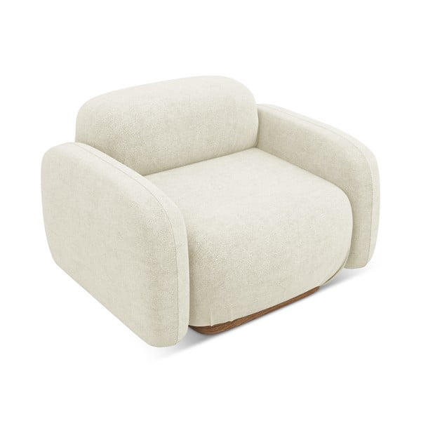 Kreemikas diivanimoodul, mis on valmistatud bukleekangast Ailani - Makamii-image-2