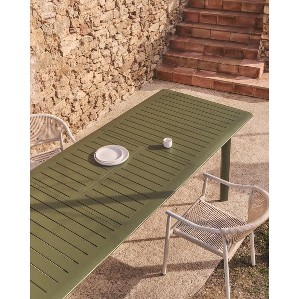 Metallist aiasöögilaud 100x205 cm Brela - Kave Home-image-2