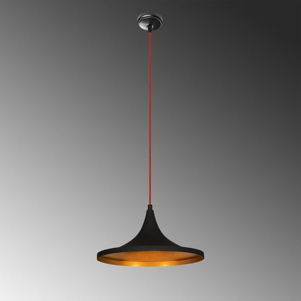 Mustast metallist rippvalgusti Opviq lights Leon - Opviq lights-image-1