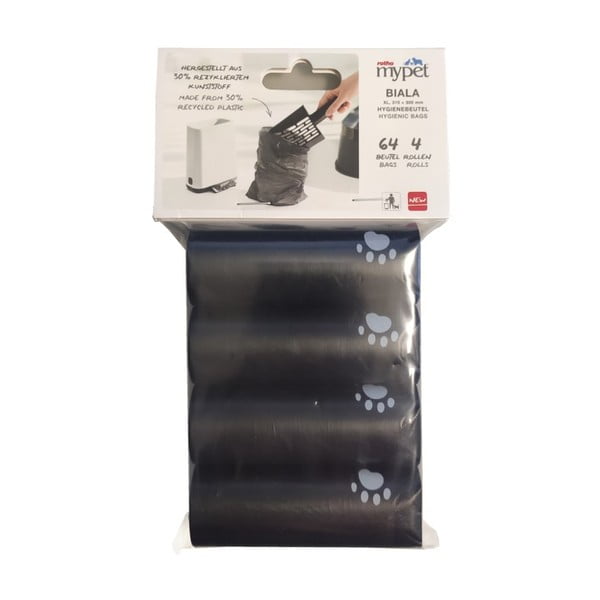 Must kassi liivakasti kottide komplekt 4 tk 11x18 cm Biala – Rotho-image-1