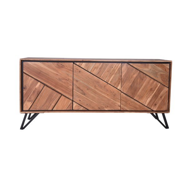 Akaatsia täispuidust kummut 150x76x40 cm Ambala - Interia Home & Living