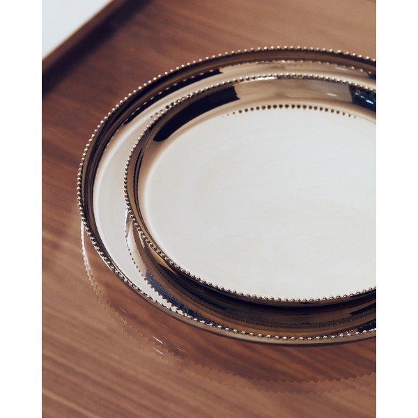 Roostevabast terasest serveerimisalus ø 35,5 cm Nirela - Kave Home-image-1