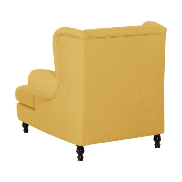 Žluté křeslo ušák Max Winzer Mareille Yellow-image-1