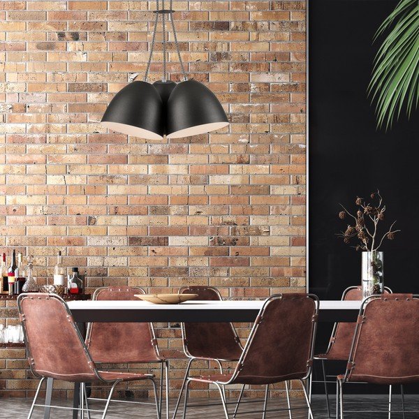 Must rippvalgusti metallist varju - LAMKUR-image-2