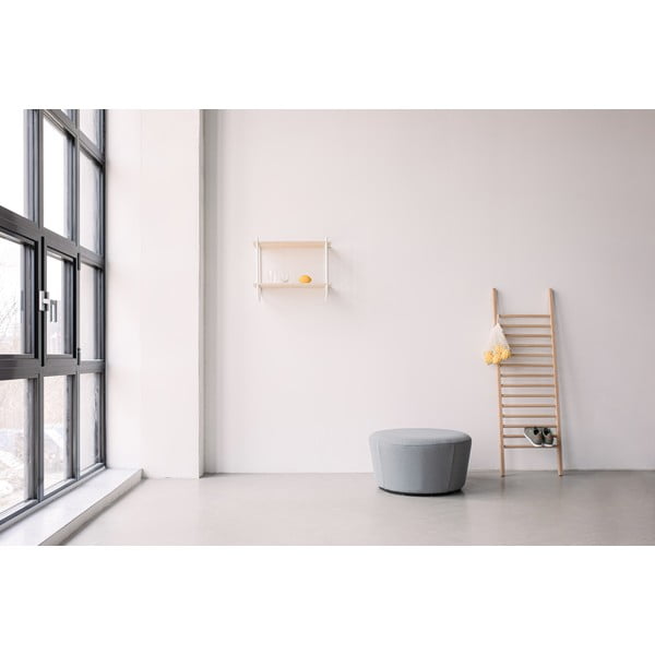 Konjaki pruunist nahast puff , ø 72 cm Naïve - EMKO-image-4