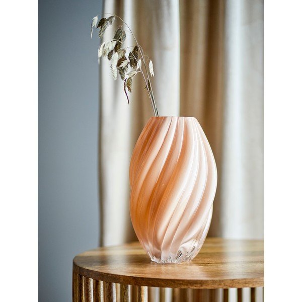 Oranž klaasist vaas (kõrgus 30 cm) Kanji - Bloomingville-image-1