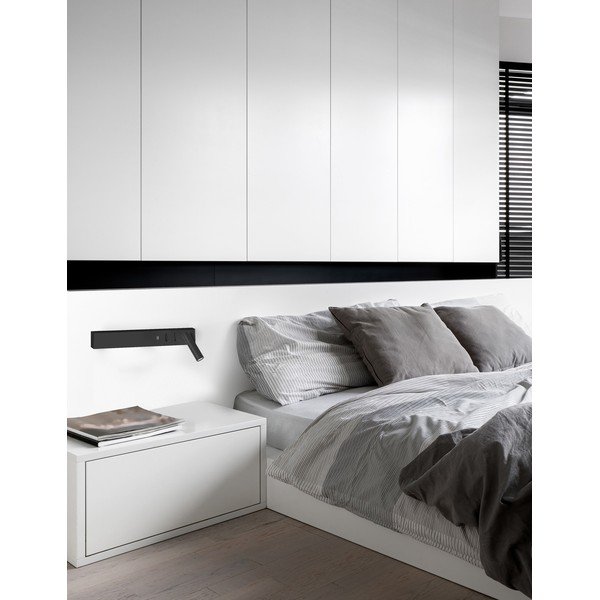 Matt must metallist LED-seinalamp painduva konstruktsiooniga/USB-pordiga Vida - Nova Luce-image-3