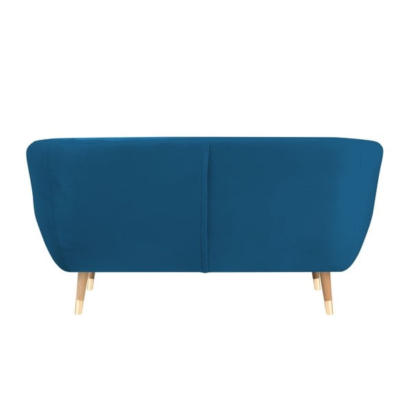 Sinine sametne diivan , 158 cm Benito - Mazzini Sofas-image-4