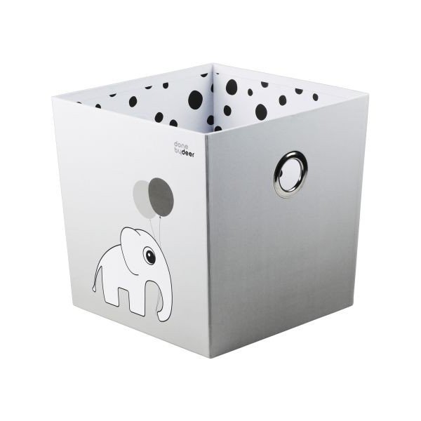 Úložný box Happy Dots, šedý