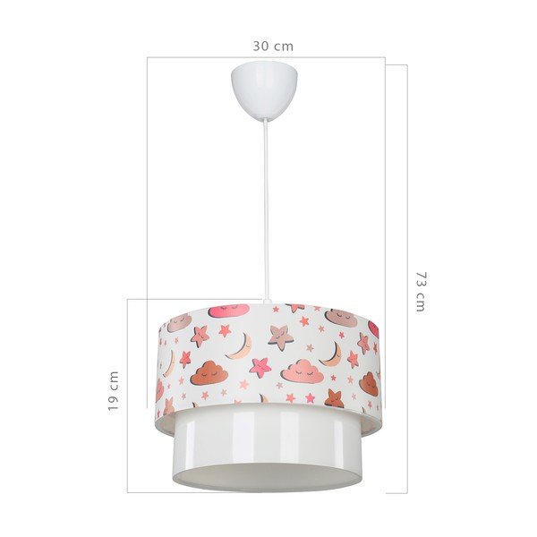 Valge lastevalgusti ø 30 cm Kinder - Squid Lighting-image-3