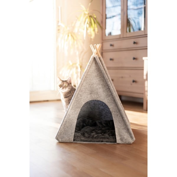 Helehall lemmikloomade telk 45x45 cm Tipi – Wenko-image-2