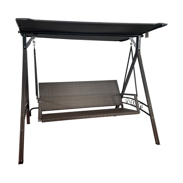 Hall kunstlikust rotangist aiakiik Rattan - Rojaplast-image-1