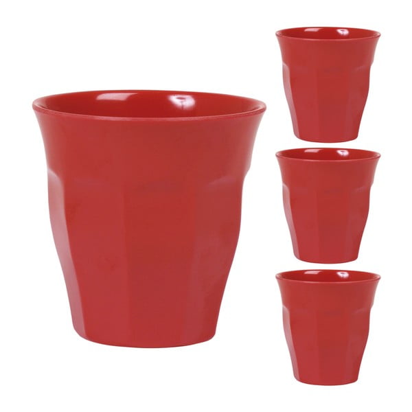 Hrnky Cup Red, 3 ks
