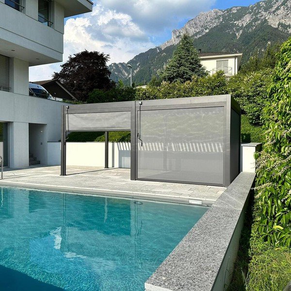 Bioklimaatilise pergola võrk - Rojaplast-image-1