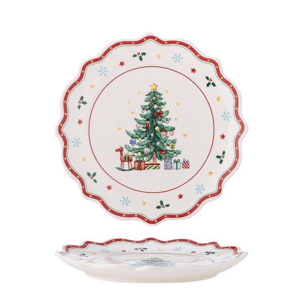 Keraamiline serveerimisalus jõulumotiiviga ø 17 cm Naive - Bloomingville-image-4