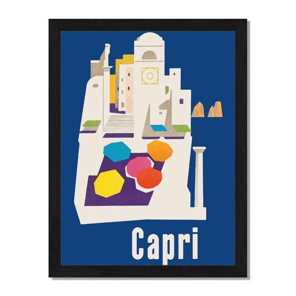 Obraz v rámu Liv Corday Provence Capri Archi, 30 x 40 cm