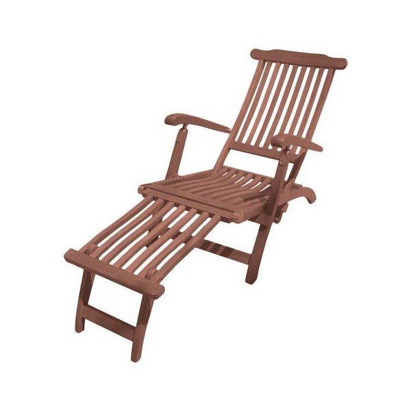 Pruun puidust aia lamamistool Phoenix – Garden Pleasure-image-2