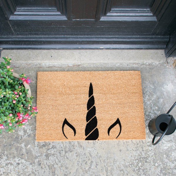 Looduslik kookosmatt , 40 x 60 cm Unicorn Horn - Artsy Doormats-image-1